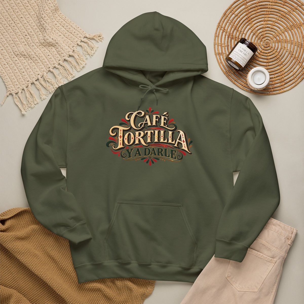 Hoodie - Café Tortilla y a Darle Spanish with Lily -  Coffee & Tortilla Hoodie