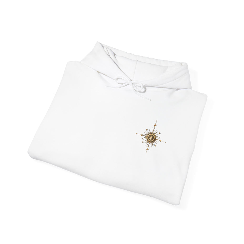 Mystic Sun & Moon Hoodie — Spiritual Eye Graphic Sweatshirt