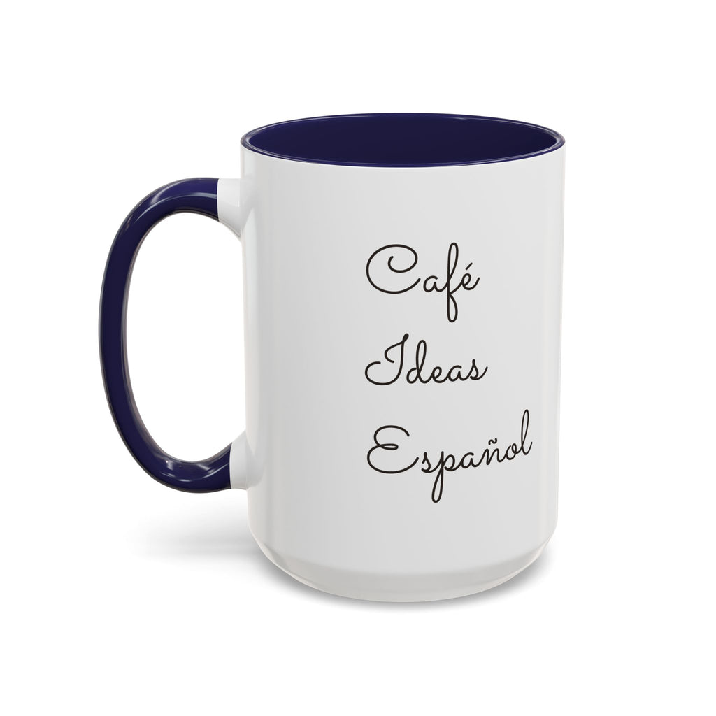 Spanish With Lily Accent Coffee Mug — Language Teacher Gift, Minimalist Logo 11/15oz