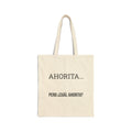 Canvas Tote Bag — "Ahorita... Pero ¿Cuál Ahorita?" Spanish with Lily - Everyday Market Tote