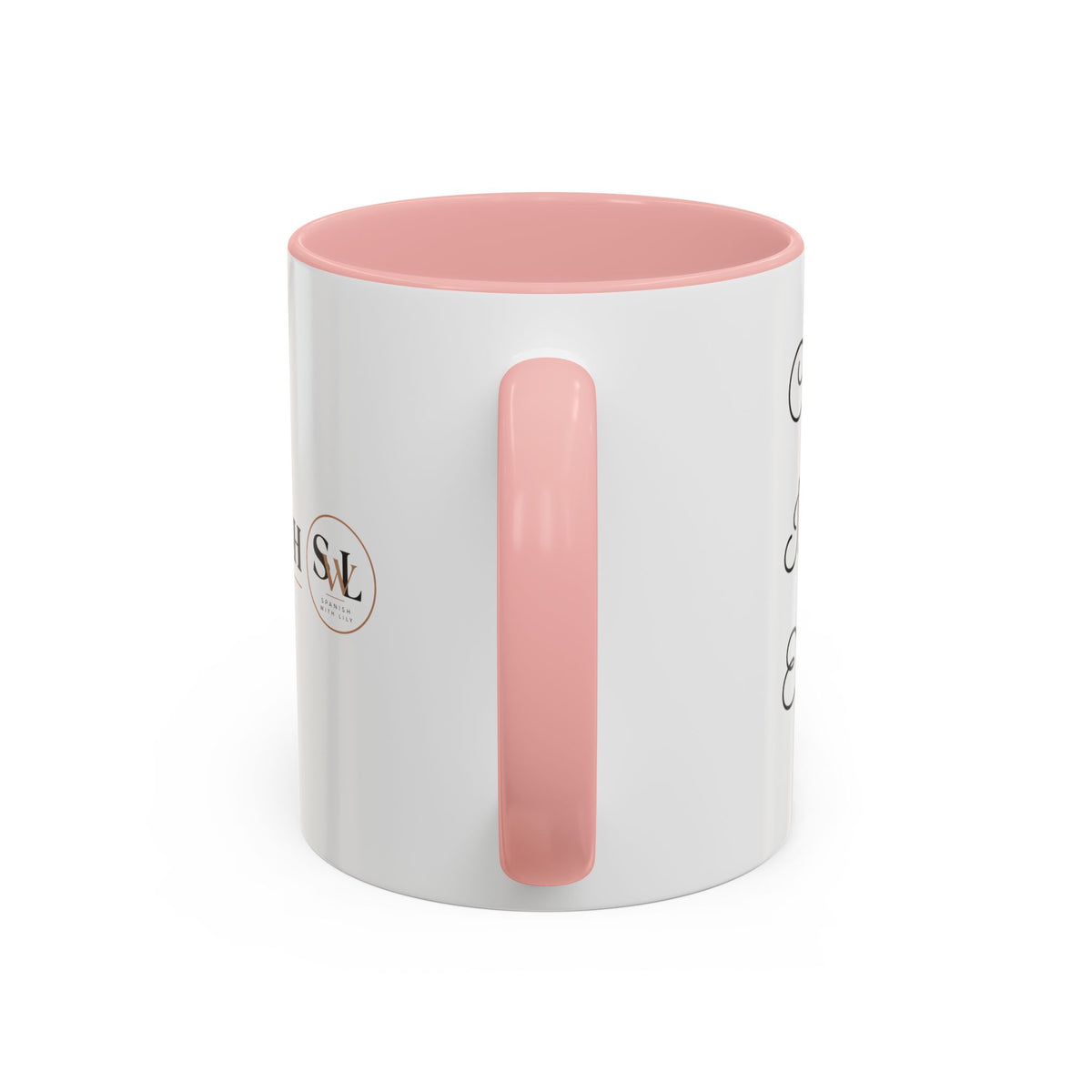Spanish With Lily Accent Coffee Mug — Language Teacher Gift, Minimalist Logo 11/15oz