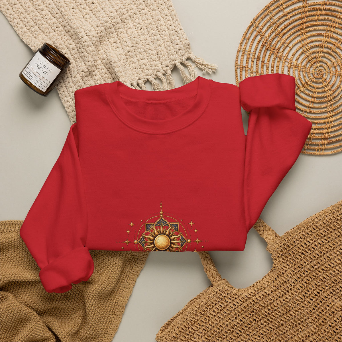 Sweatshirt — Luz Propia Sun Compass Crewneck