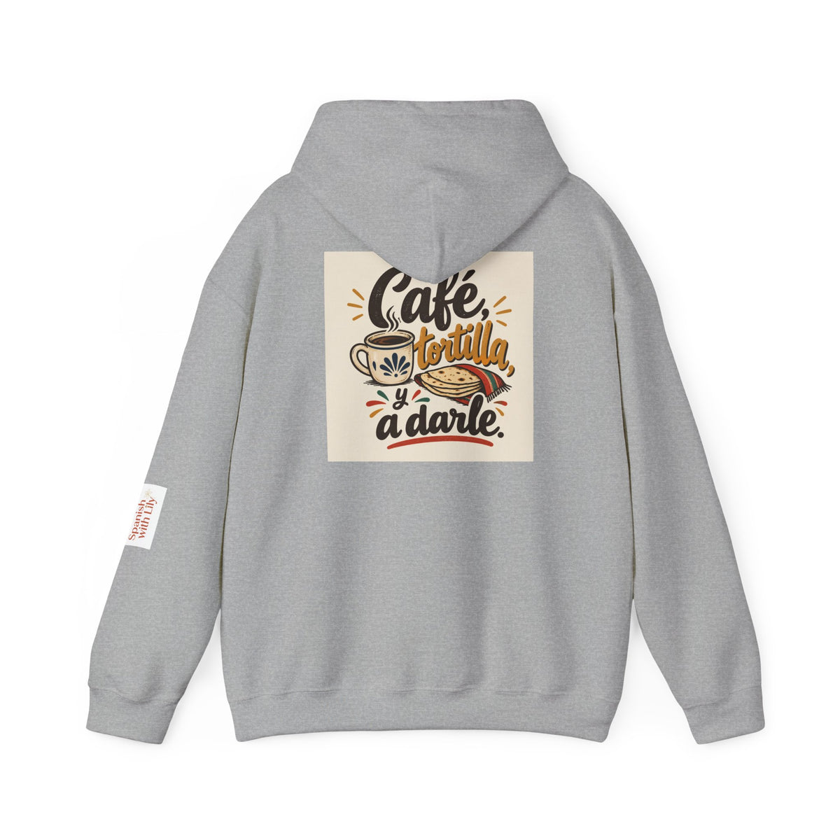 Hoodie - Café Tortilla y a Darle Spanish with Lily - Coffee & Tortilla Hoodie