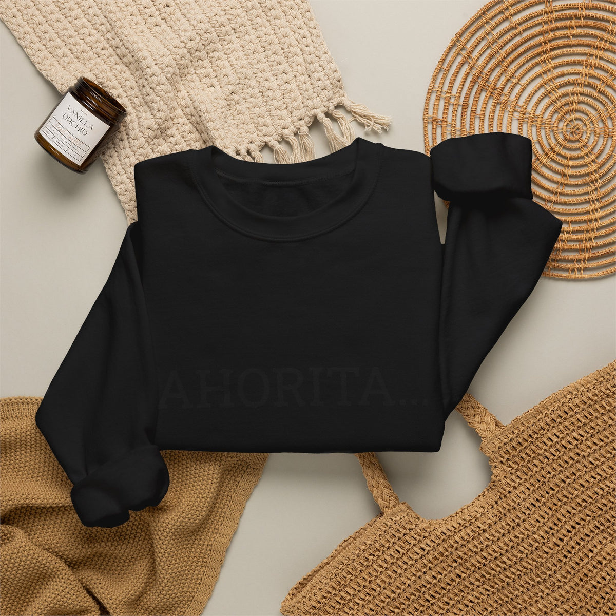 Crewneck Sweatshirt – "Ahorita... Pero ¿Cuál Ahorita?" Spanish with Lily -  Casual Pullover