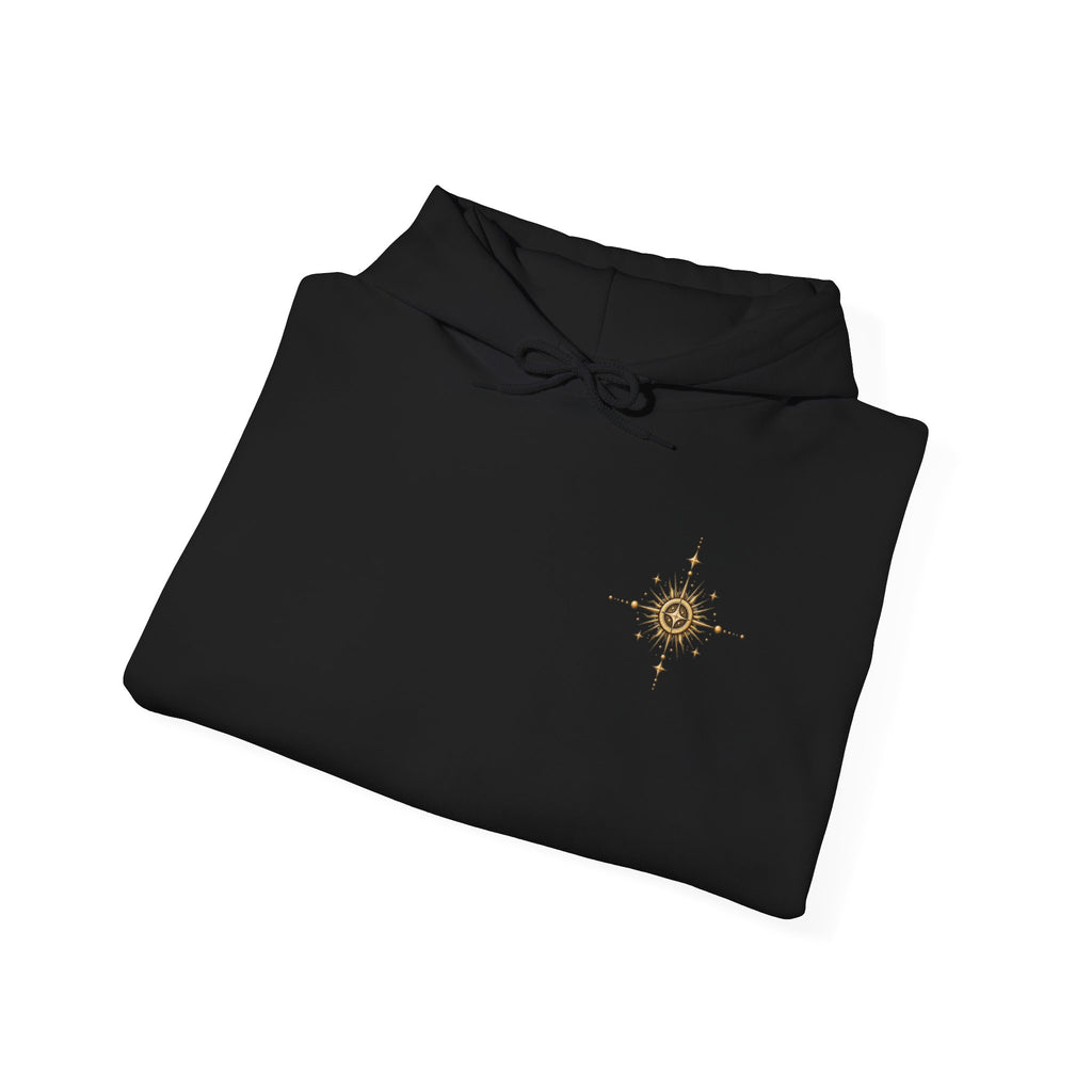 Mystic Sun & Moon Hoodie — Spiritual Eye Graphic Sweatshirt