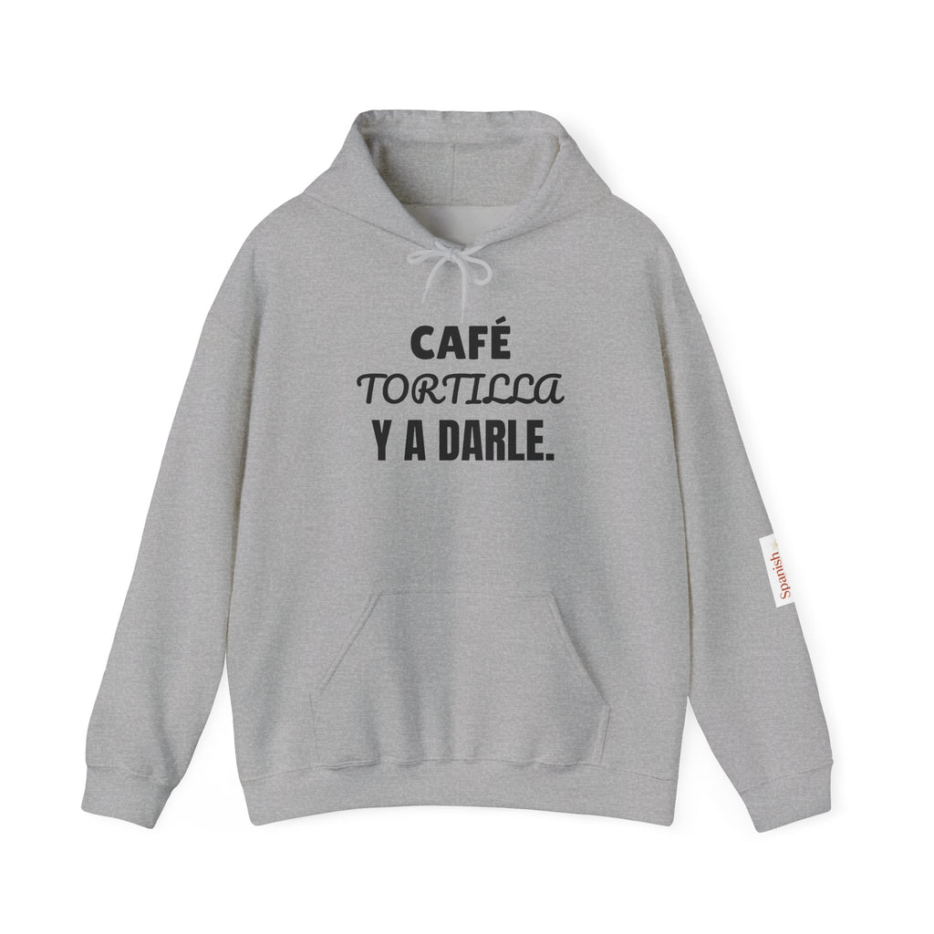 Hoodie - Café Tortilla y a Darle Spanish with Lily - Coffee & Tortilla Hoodie