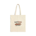 Canvas Tote Bag — "I Speak Spanish When the Chisme Gets Serious" Funny Grocery Market Tote