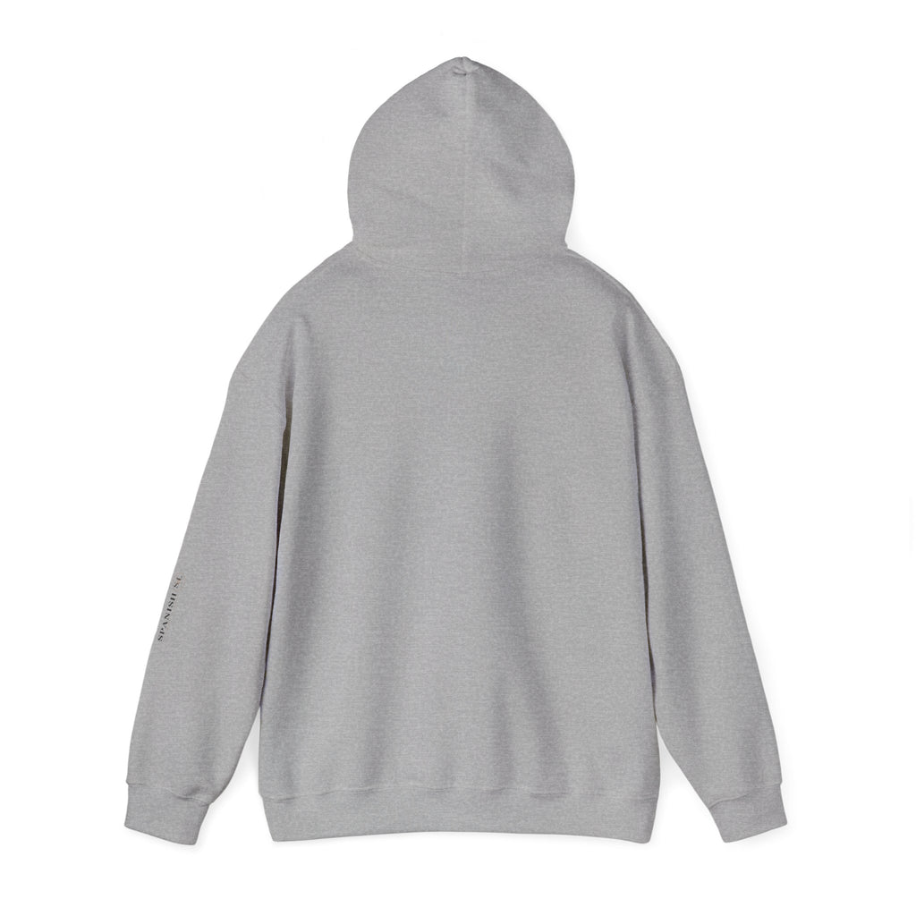 Hoodie — "Ni muy muy, ni tan tan, pero sí" Spanish Quote Graphic Hoodie