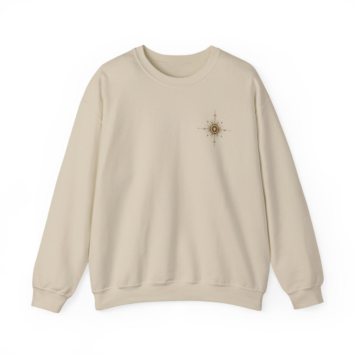 Celestial Jardin Crewneck Sweatshirt — Moon Garden Graphic