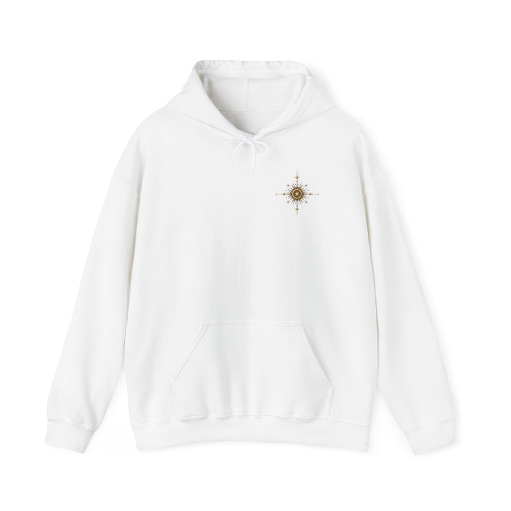 Mystic Sun & Moon Hoodie — Spiritual Eye Graphic Sweatshirt