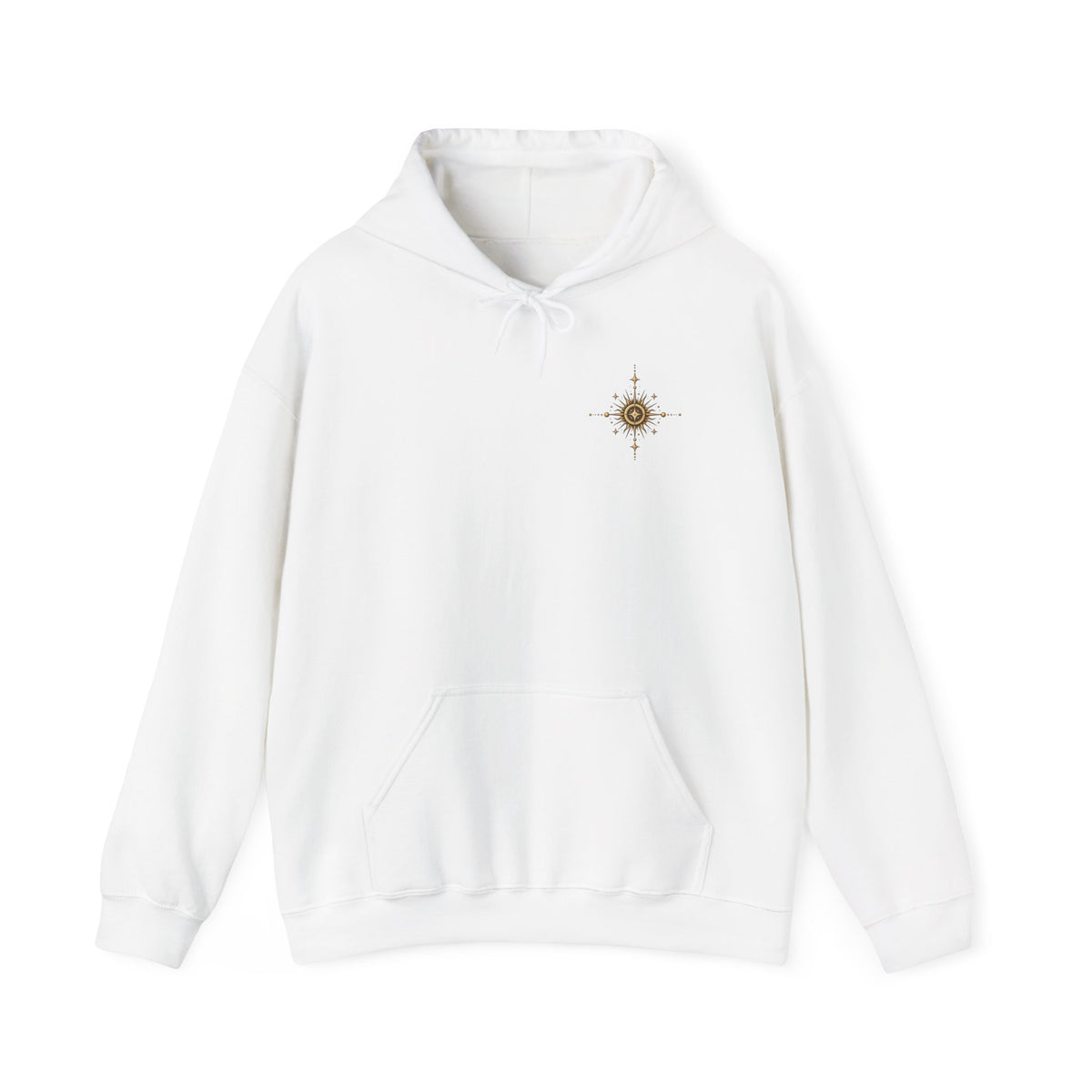 Mystic Sun & Moon Hoodie — Spiritual Eye Graphic Sweatshirt