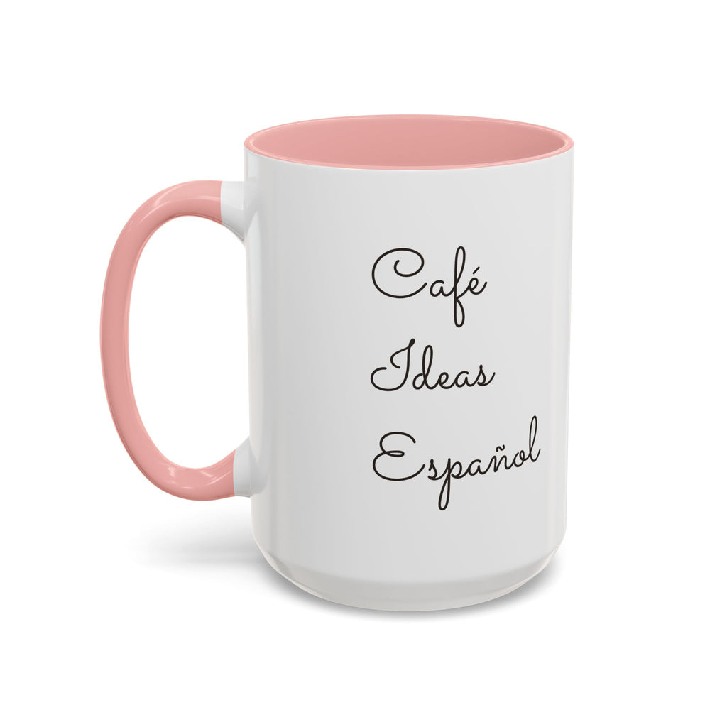 Spanish With Lily Accent Coffee Mug — Language Teacher Gift, Minimalist Logo 11/15oz