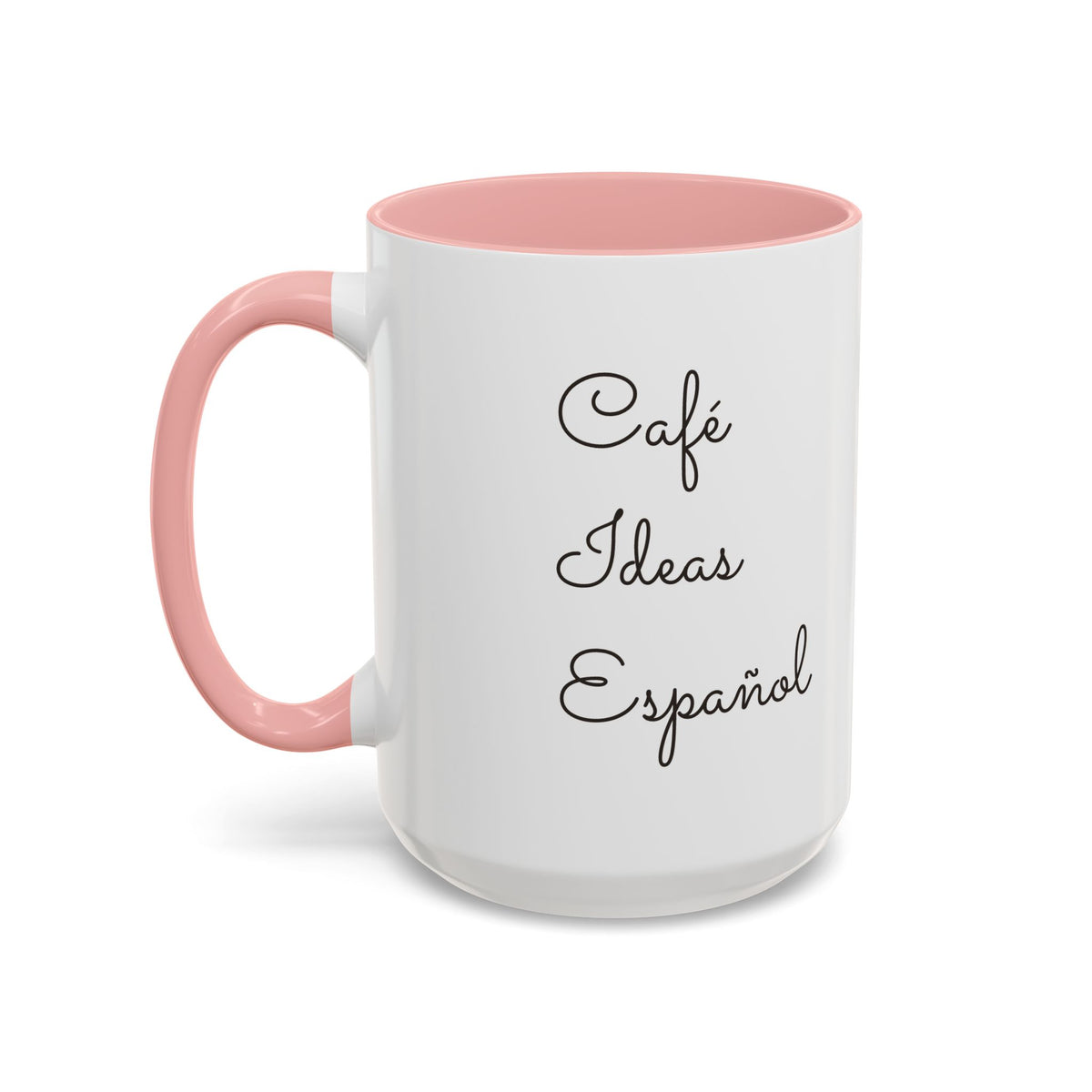 Spanish With Lily Accent Coffee Mug — Language Teacher Gift, Minimalist Logo 11/15oz