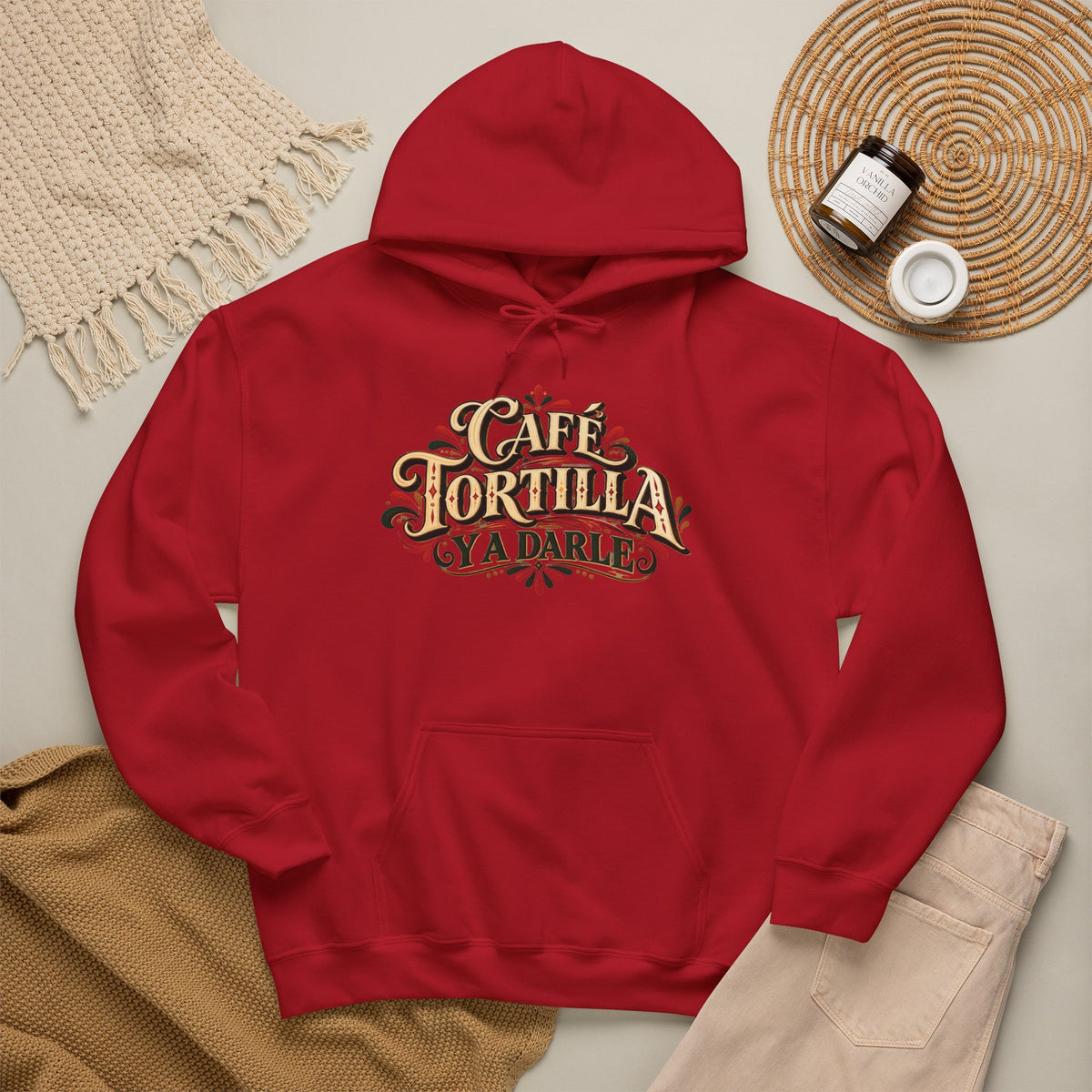 Hoodie - Café Tortilla y a Darle Spanish with Lily -  Coffee & Tortilla Hoodie