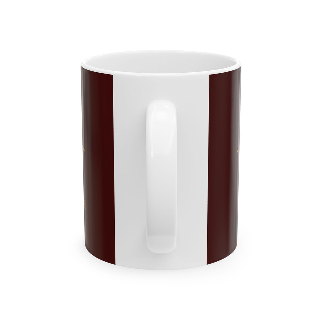 Mystic Moon & Sun Ceramic Mug — Spanish 'Cuestionate' Astrology Coffee Cup