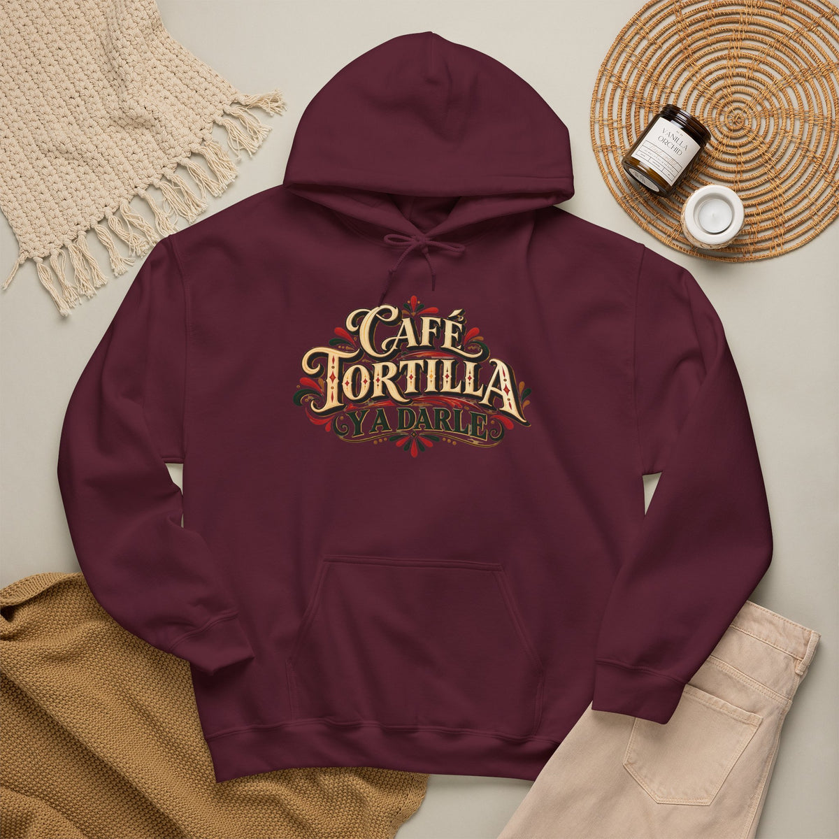 Hoodie - Café Tortilla y a Darle Spanish with Lily -  Coffee & Tortilla Hoodie