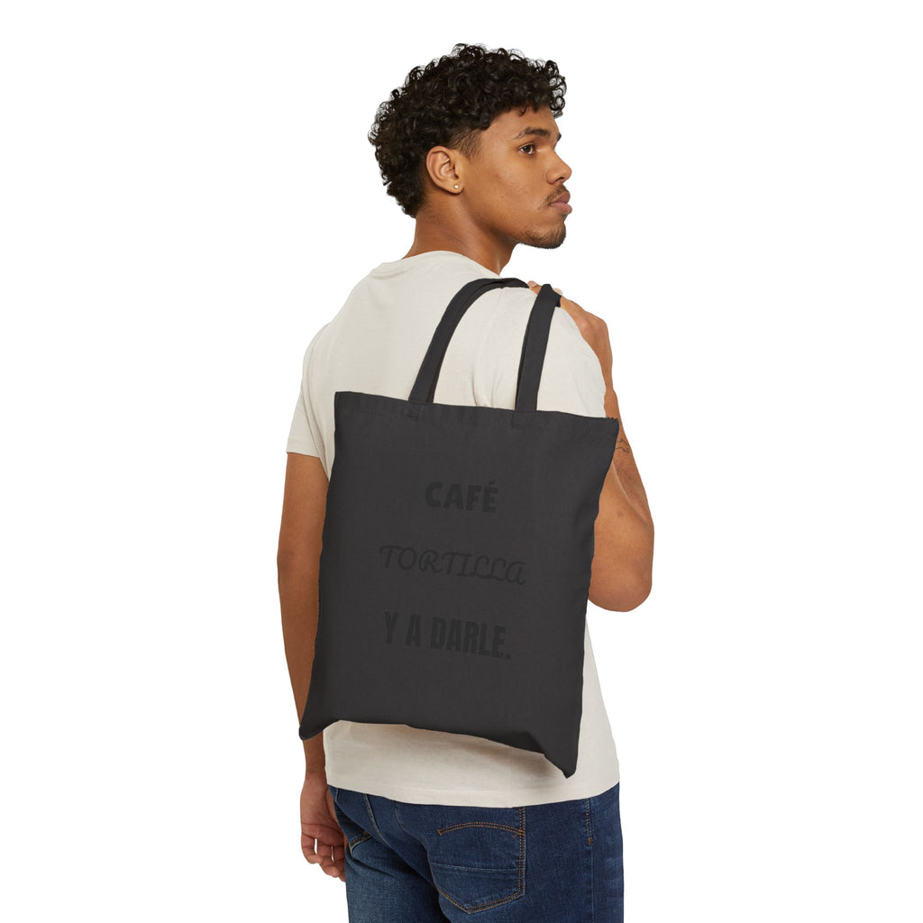 Tote Bag — "Café Tortilla Y A Darle" Spanish Coffee & Tortilla Tote