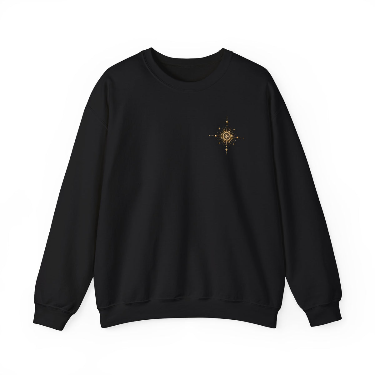 Celestial Jardin Crewneck Sweatshirt — Moon Garden Graphic