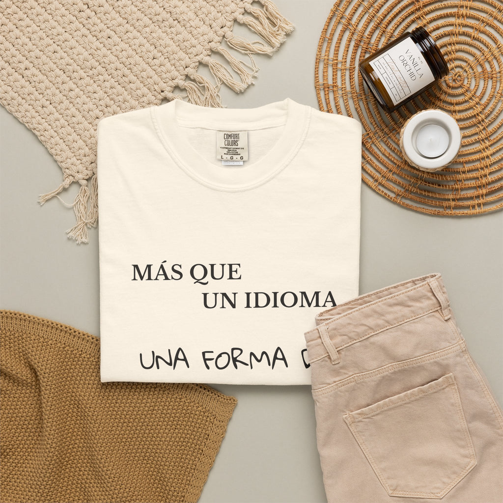 Spanish Shirt — “Más que un idioma, una forma de ver el mundo” Tee