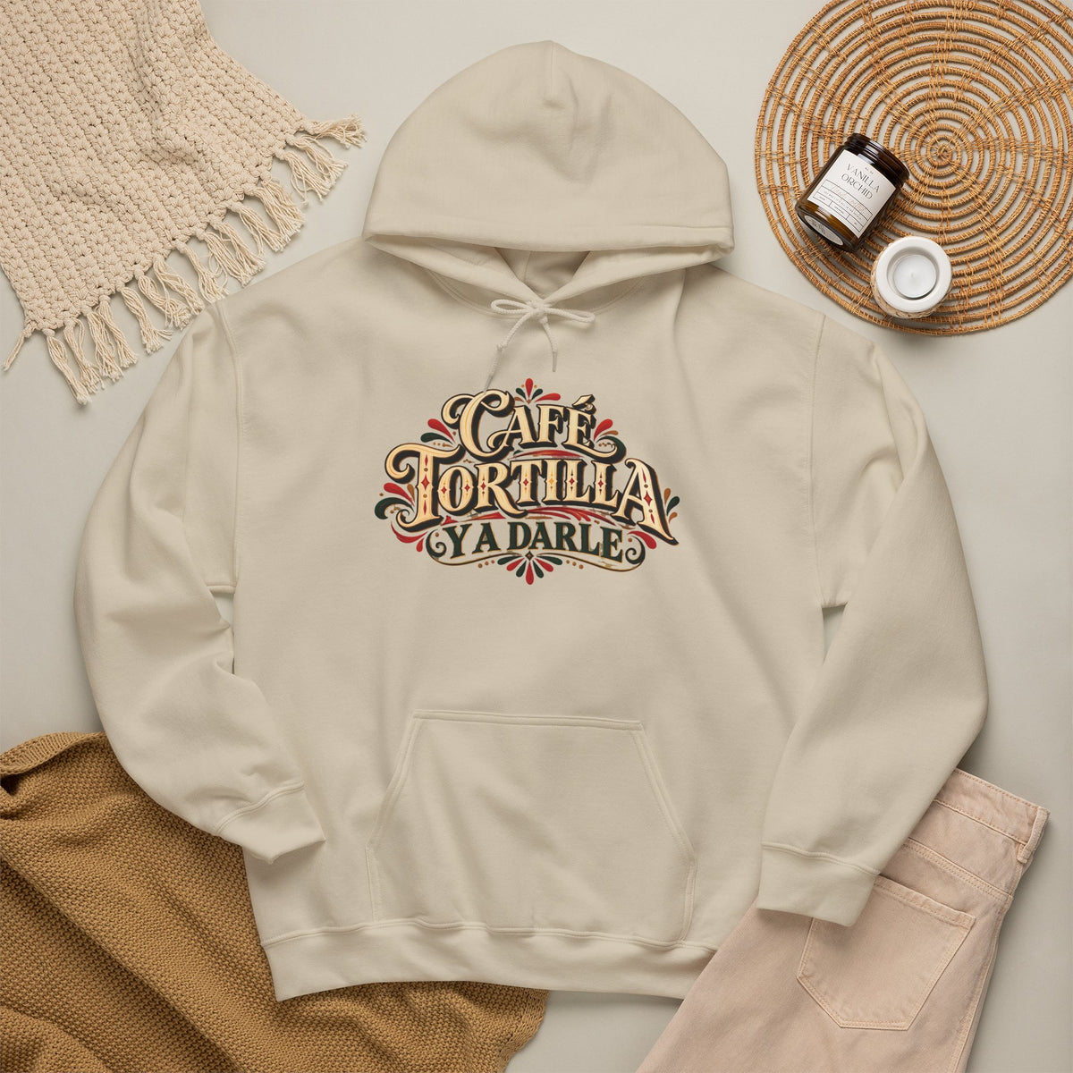 Hoodie - Café Tortilla y a Darle Spanish with Lily -  Coffee & Tortilla Hoodie