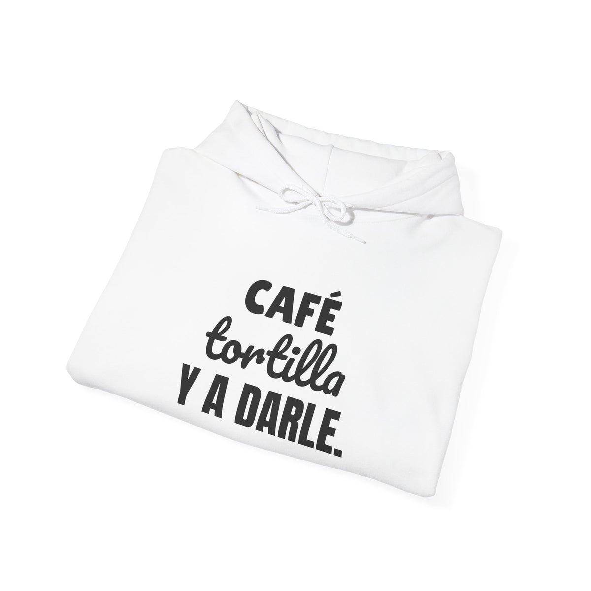 "Café, Tortilla y a Darle" Hoodie — Mexican Spanish Graphic Pullover | Spanish With Lily