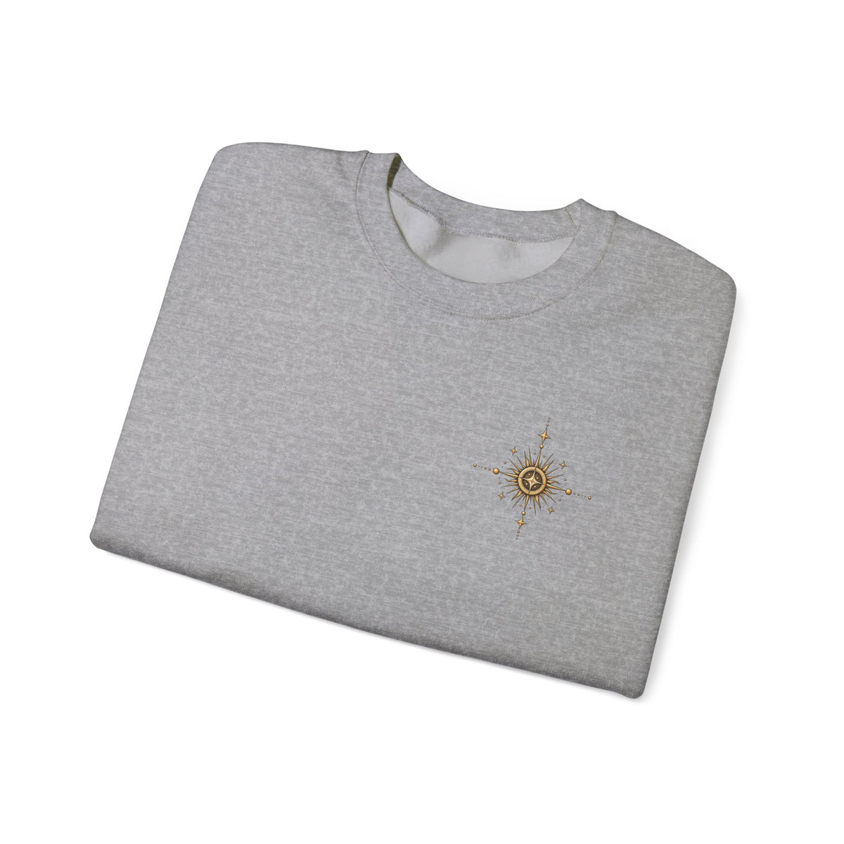 Celestial Jardin Crewneck Sweatshirt — Moon Garden Graphic