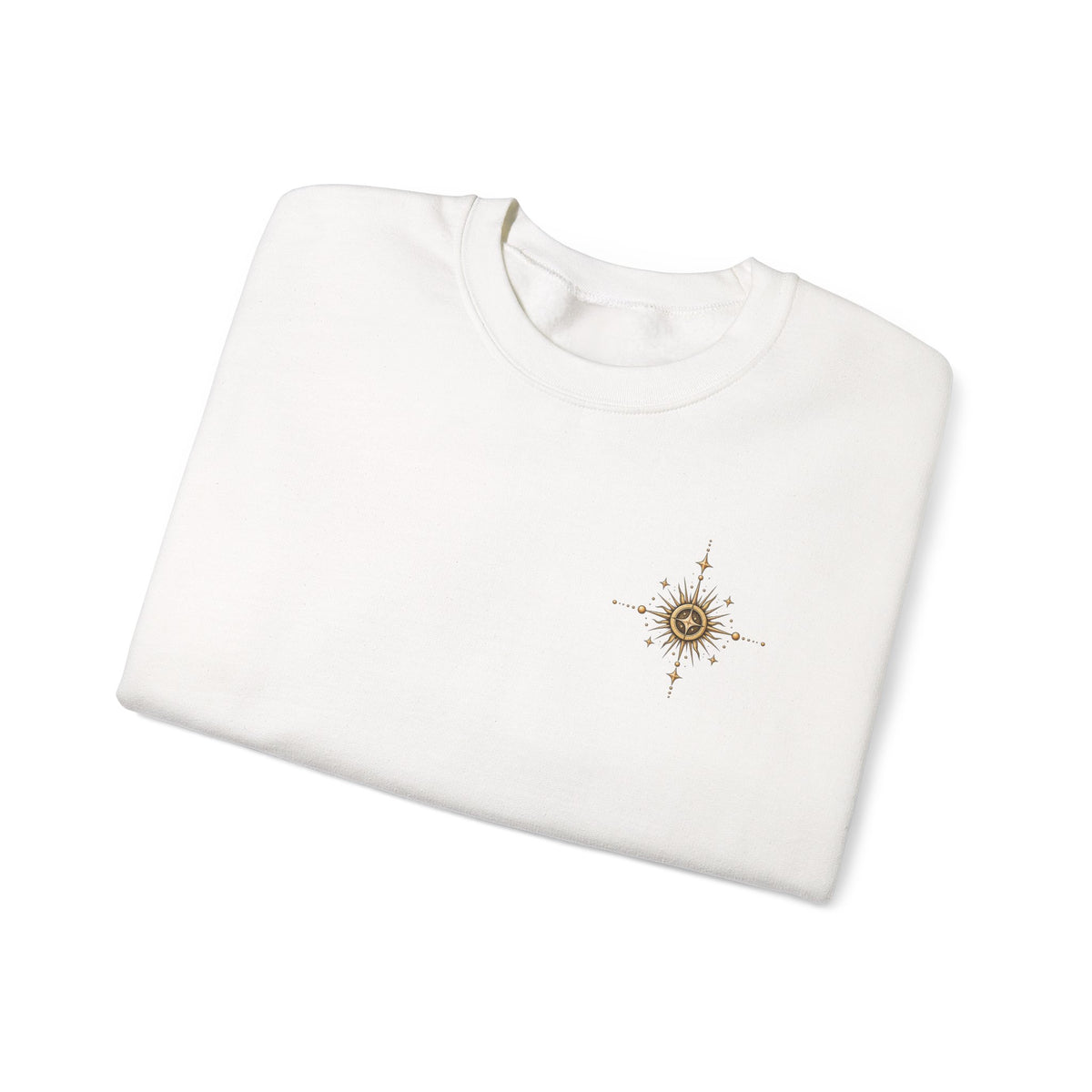 Celestial Jardin Crewneck Sweatshirt — Moon Garden Graphic
