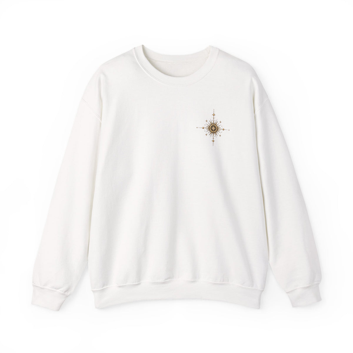 Celestial Jardin Crewneck Sweatshirt — Moon Garden Graphic