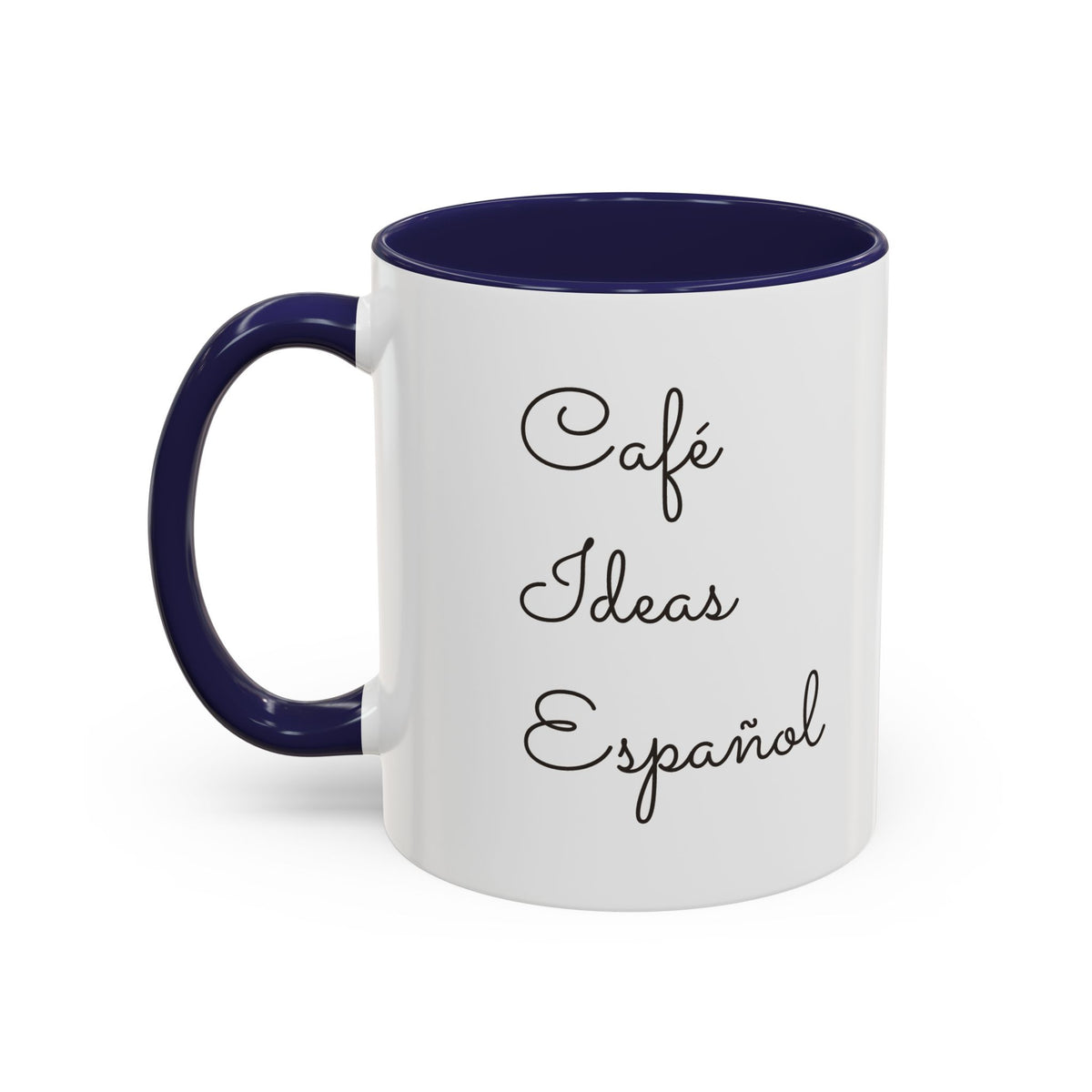 Spanish With Lily Accent Coffee Mug — Language Teacher Gift, Minimalist Logo 11/15oz
