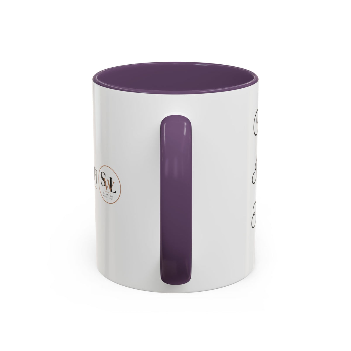 Spanish With Lily Accent Coffee Mug — Language Teacher Gift, Minimalist Logo 11/15oz