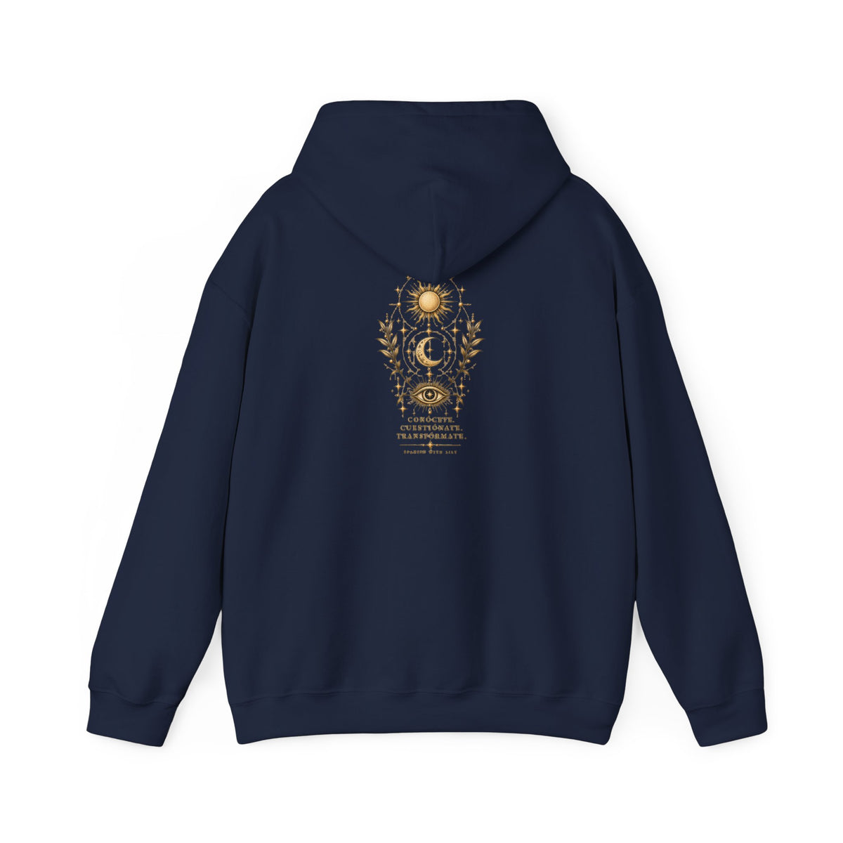 Mystic Sun & Moon Hoodie — Spiritual Eye Graphic Sweatshirt