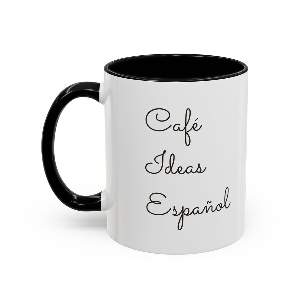Spanish With Lily Accent Coffee Mug — Language Teacher Gift, Minimalist Logo 11/15oz
