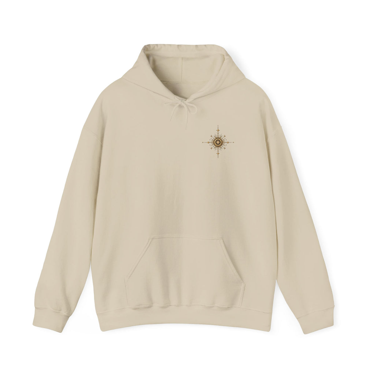 Mystic Sun & Moon Hoodie — Spiritual Eye Graphic Sweatshirt