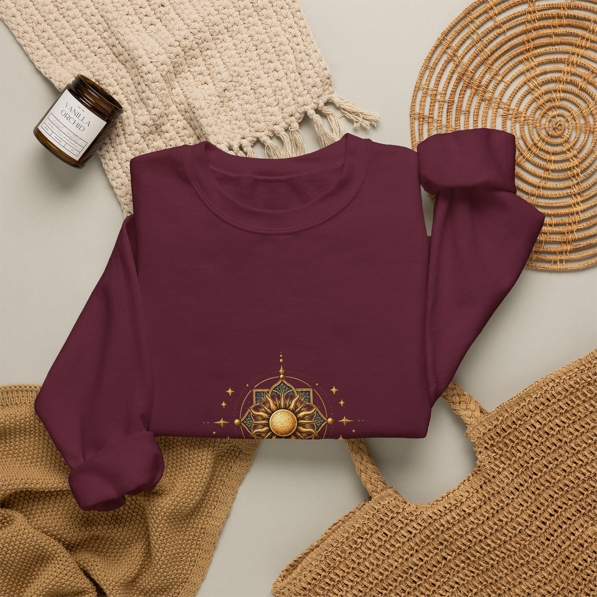 Sweatshirt — Luz Propia Sun Compass Crewneck