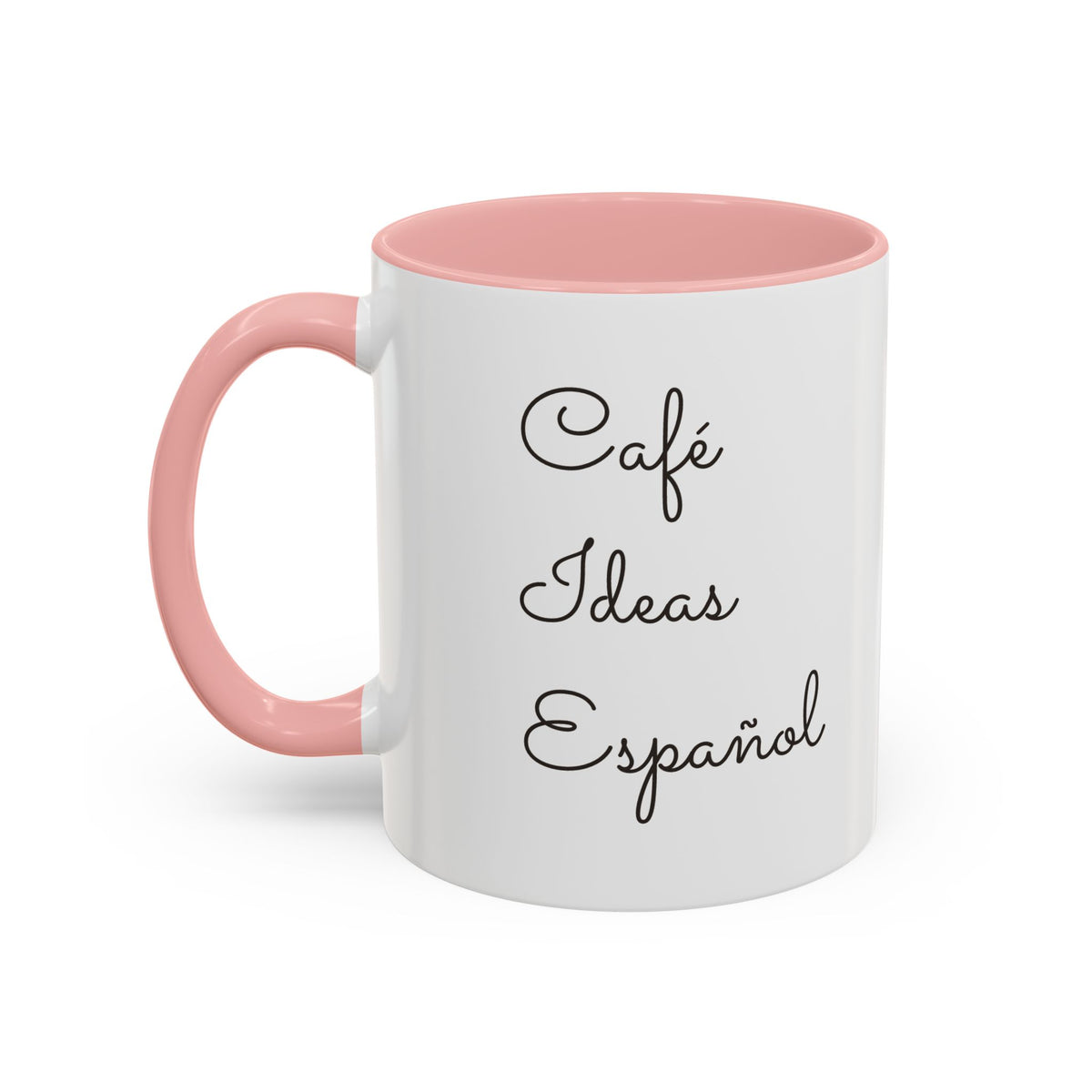 Spanish With Lily Accent Coffee Mug — Language Teacher Gift, Minimalist Logo 11/15oz