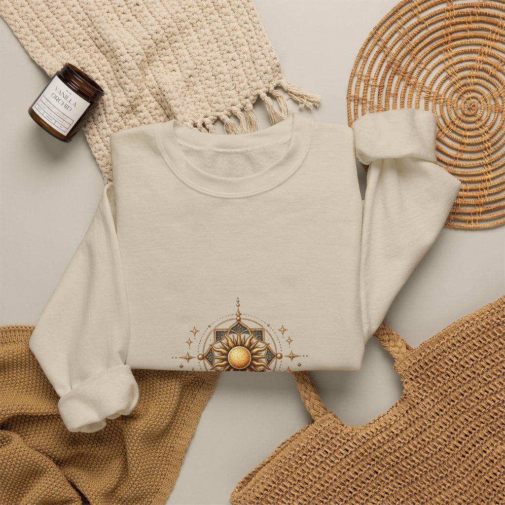 Sweatshirt — Luz Propia Sun Compass Crewneck