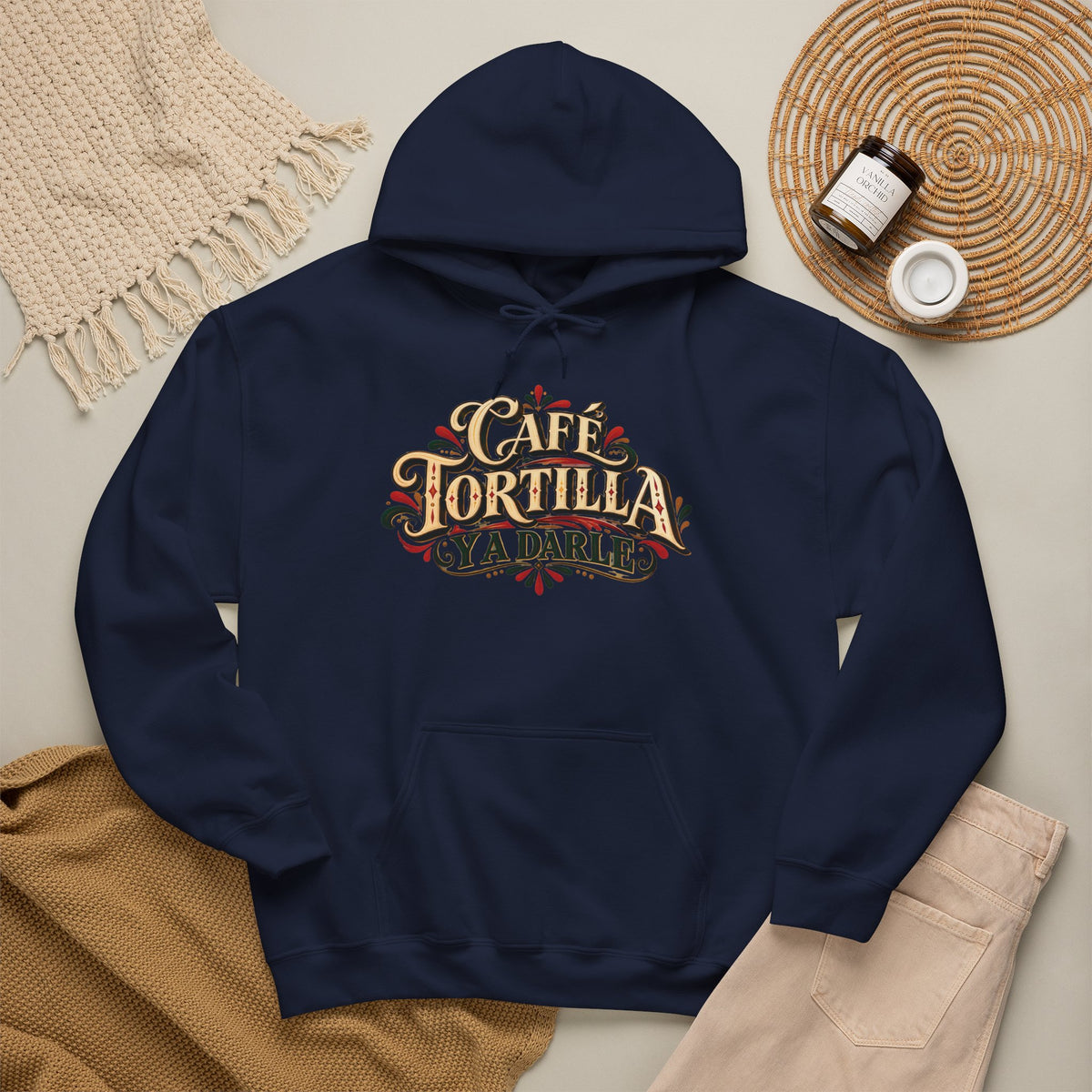 Hoodie - Café Tortilla y a Darle Spanish with Lily -  Coffee & Tortilla Hoodie