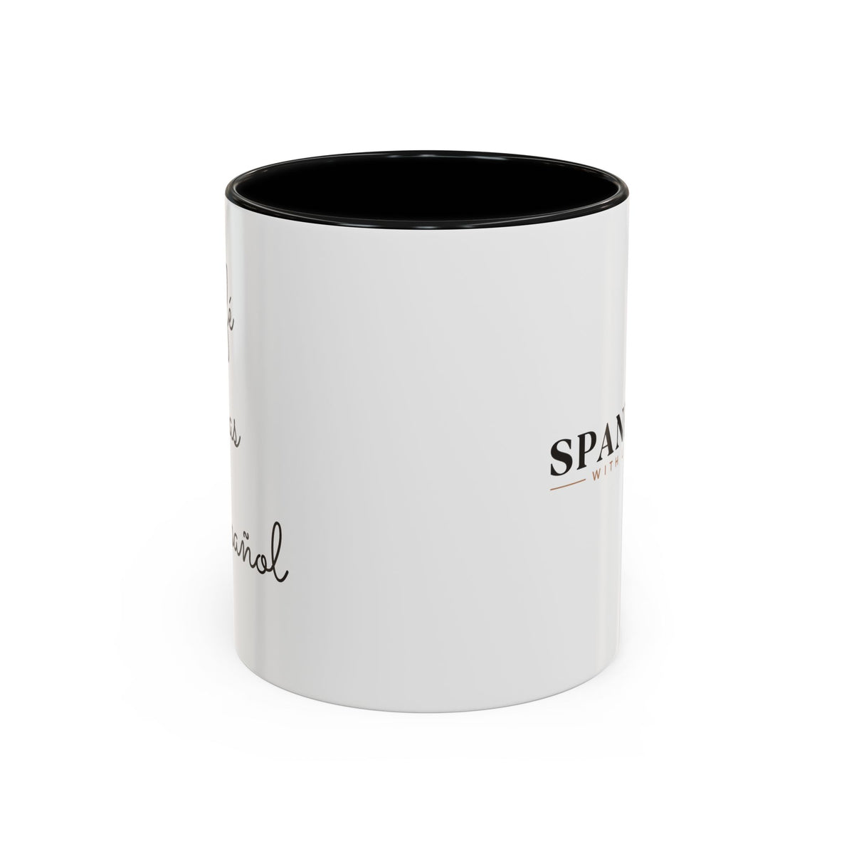 Spanish With Lily Accent Coffee Mug — Language Teacher Gift, Minimalist Logo 11/15oz