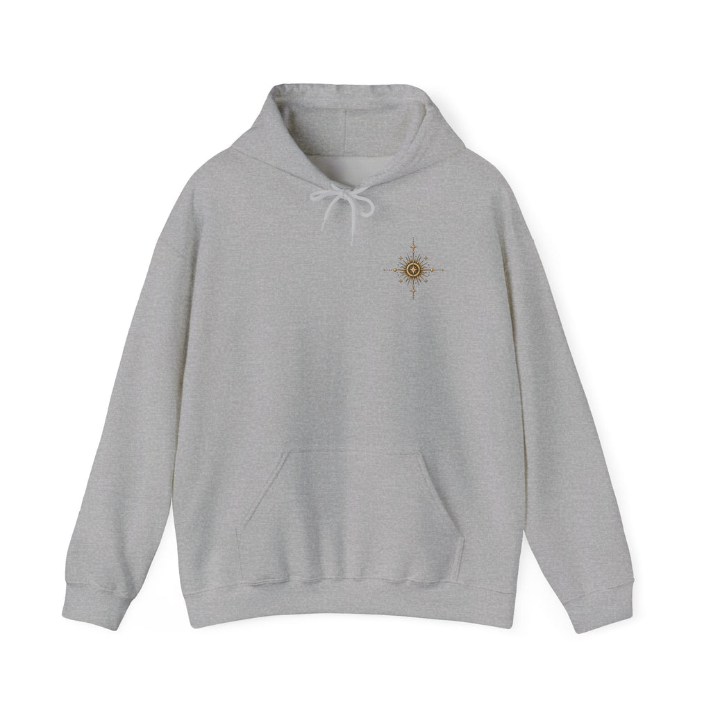Mystic Sun & Moon Hoodie — Spiritual Eye Graphic Sweatshirt