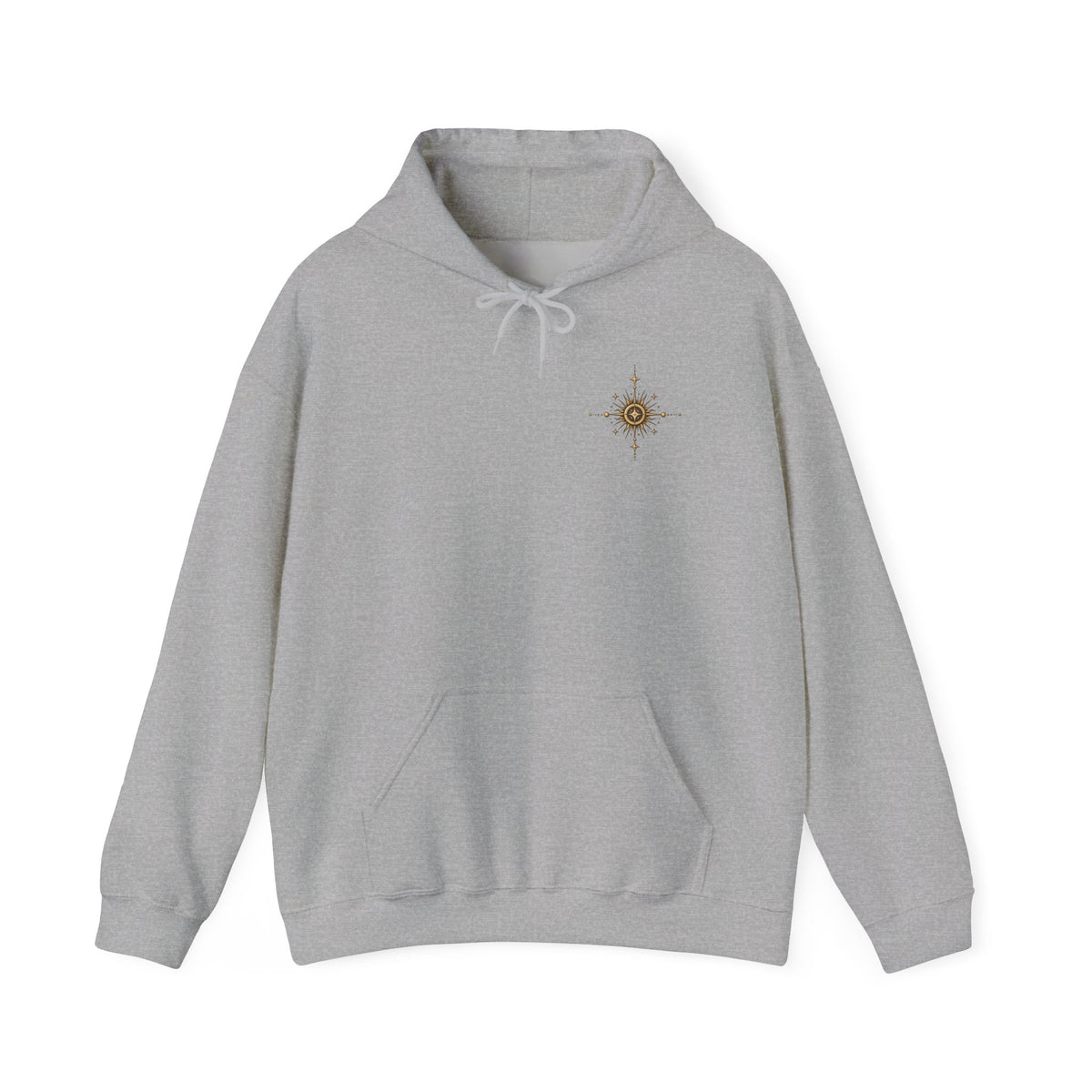 Mystic Sun & Moon Hoodie — Spiritual Eye Graphic Sweatshirt