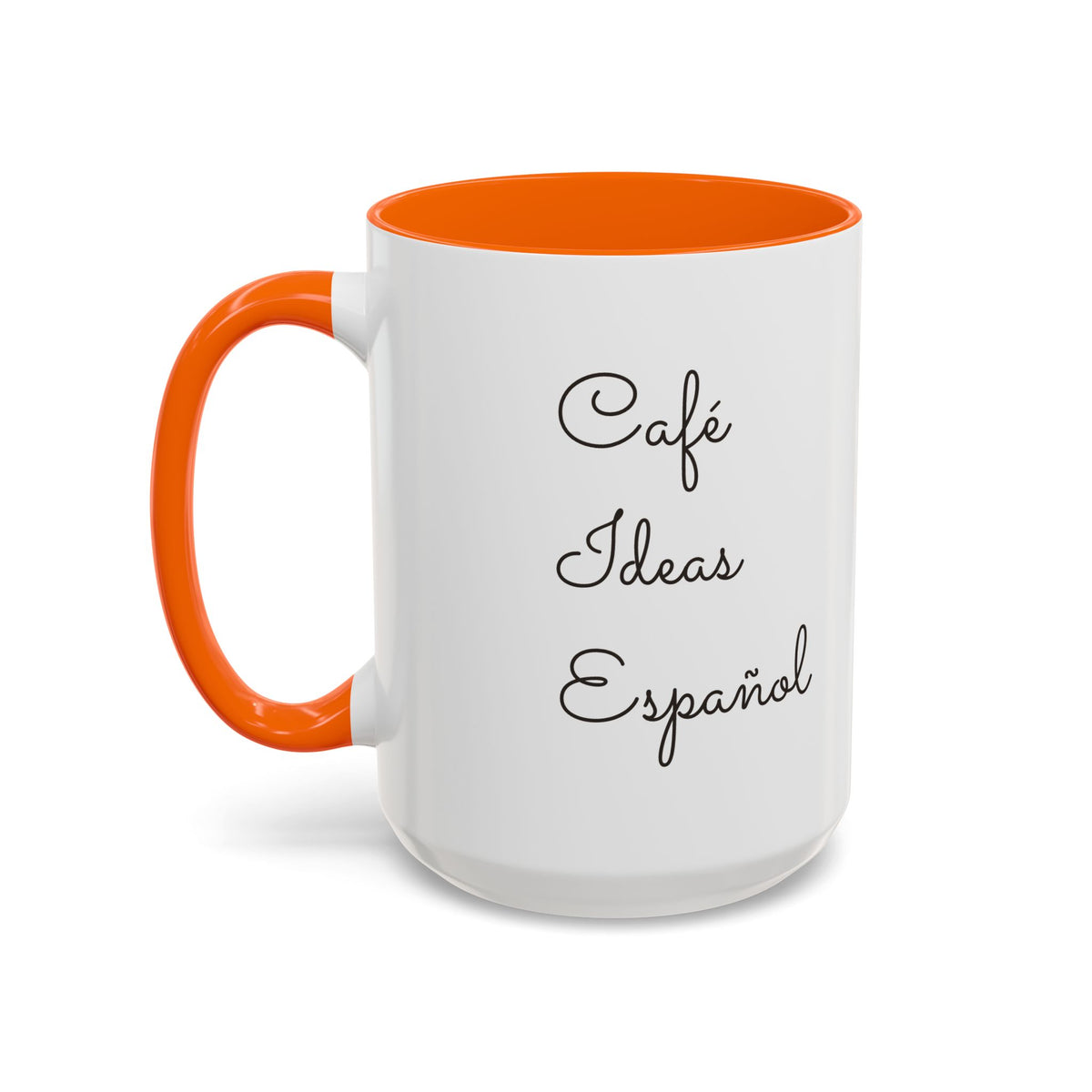 Spanish With Lily Accent Coffee Mug — Language Teacher Gift, Minimalist Logo 11/15oz