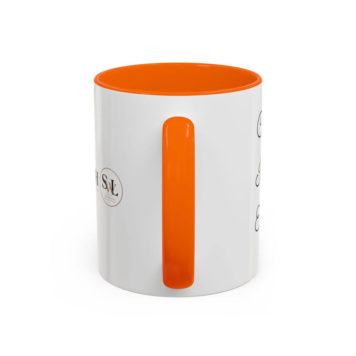 Spanish With Lily Accent Coffee Mug — Language Teacher Gift, Minimalist Logo 11/15oz