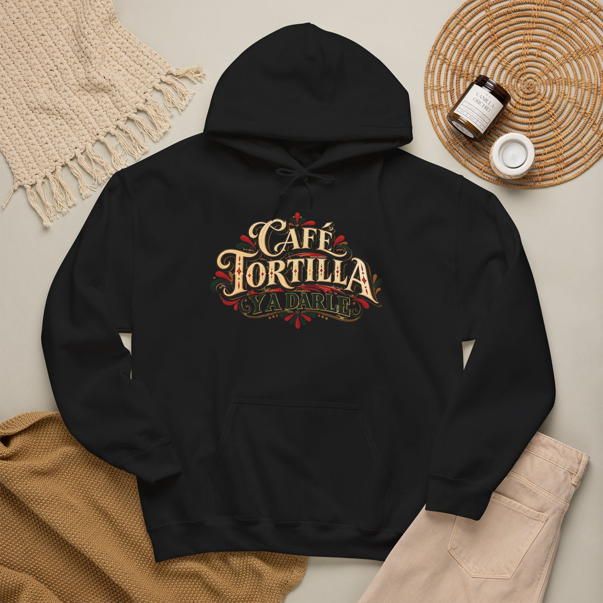 Hoodie - Café Tortilla y a Darle Spanish with Lily -  Coffee & Tortilla Hoodie
