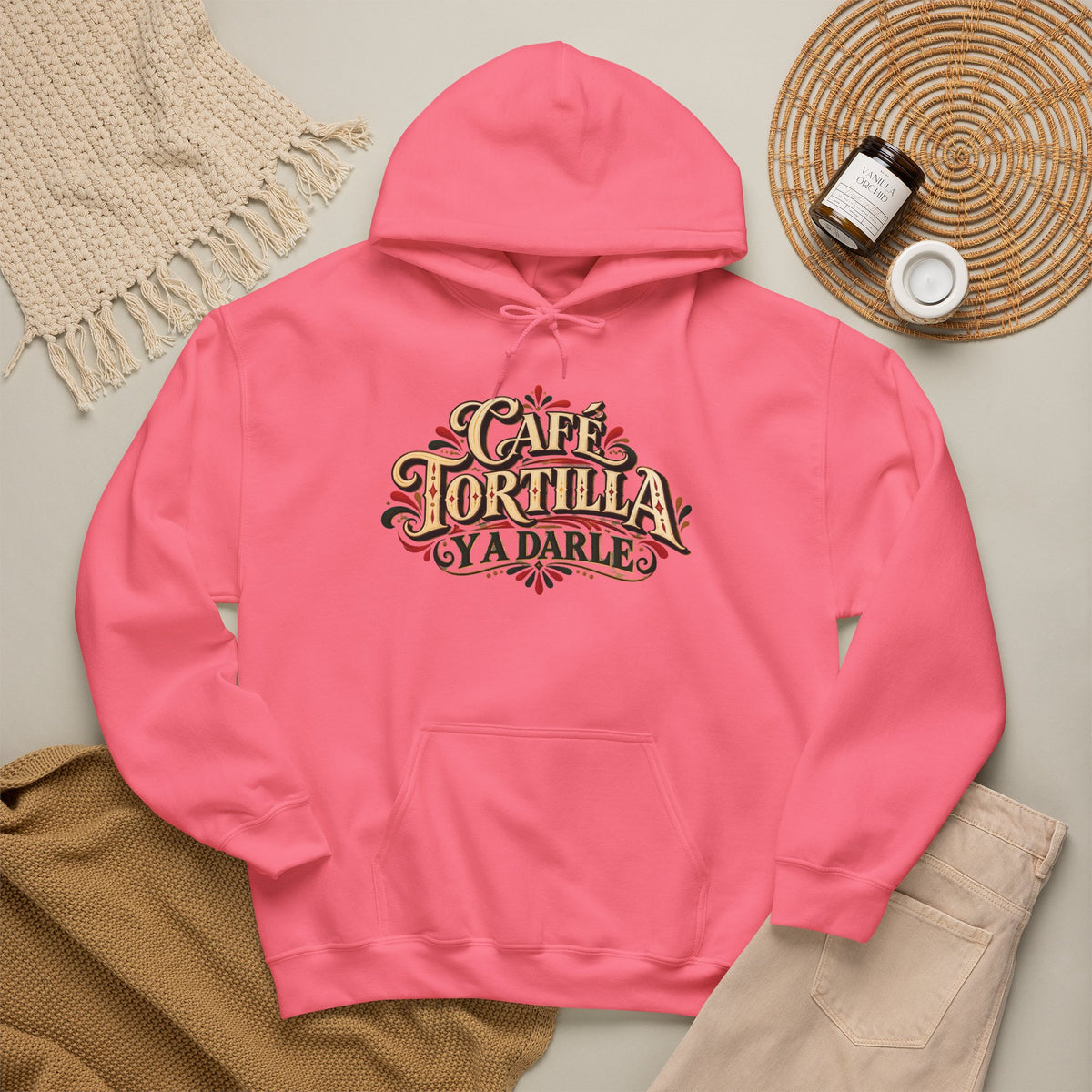 Hoodie - Café Tortilla y a Darle Spanish with Lily -  Coffee & Tortilla Hoodie