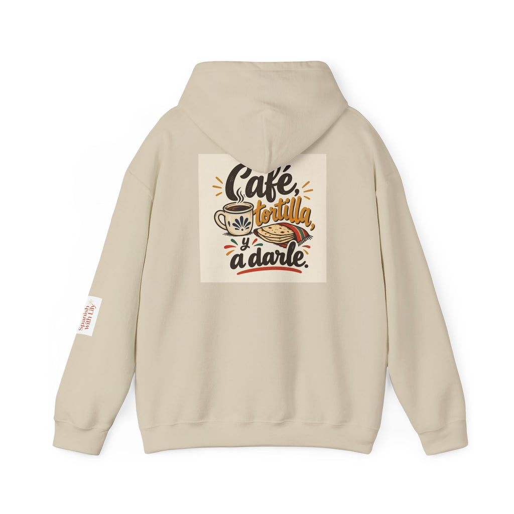 Hoodie - Café Tortilla y a Darle Spanish with Lily - Coffee & Tortilla Hoodie