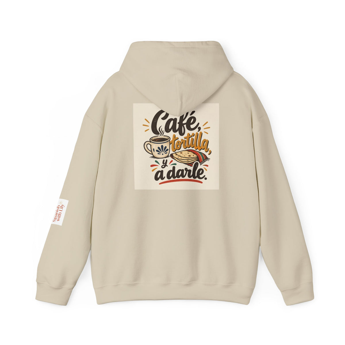 Hoodie - Café Tortilla y a Darle Spanish with Lily - Coffee & Tortilla Hoodie