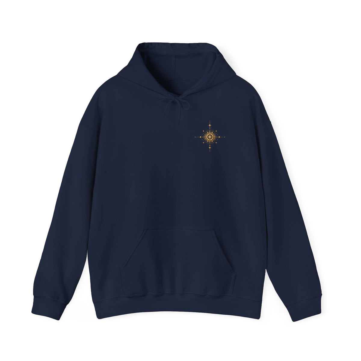 Mystic Sun & Moon Hoodie — Spiritual Eye Graphic Sweatshirt