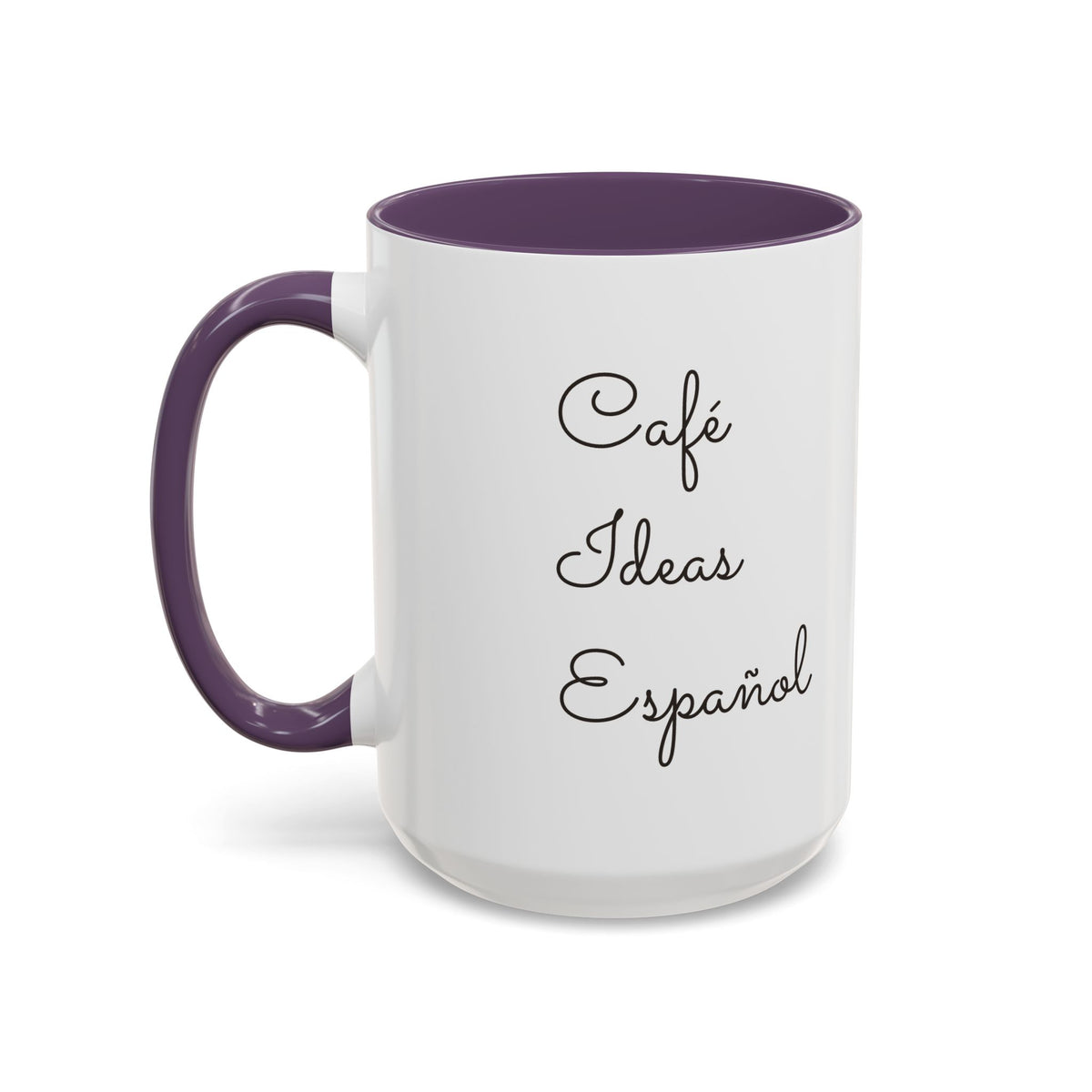 Spanish With Lily Accent Coffee Mug — Language Teacher Gift, Minimalist Logo 11/15oz