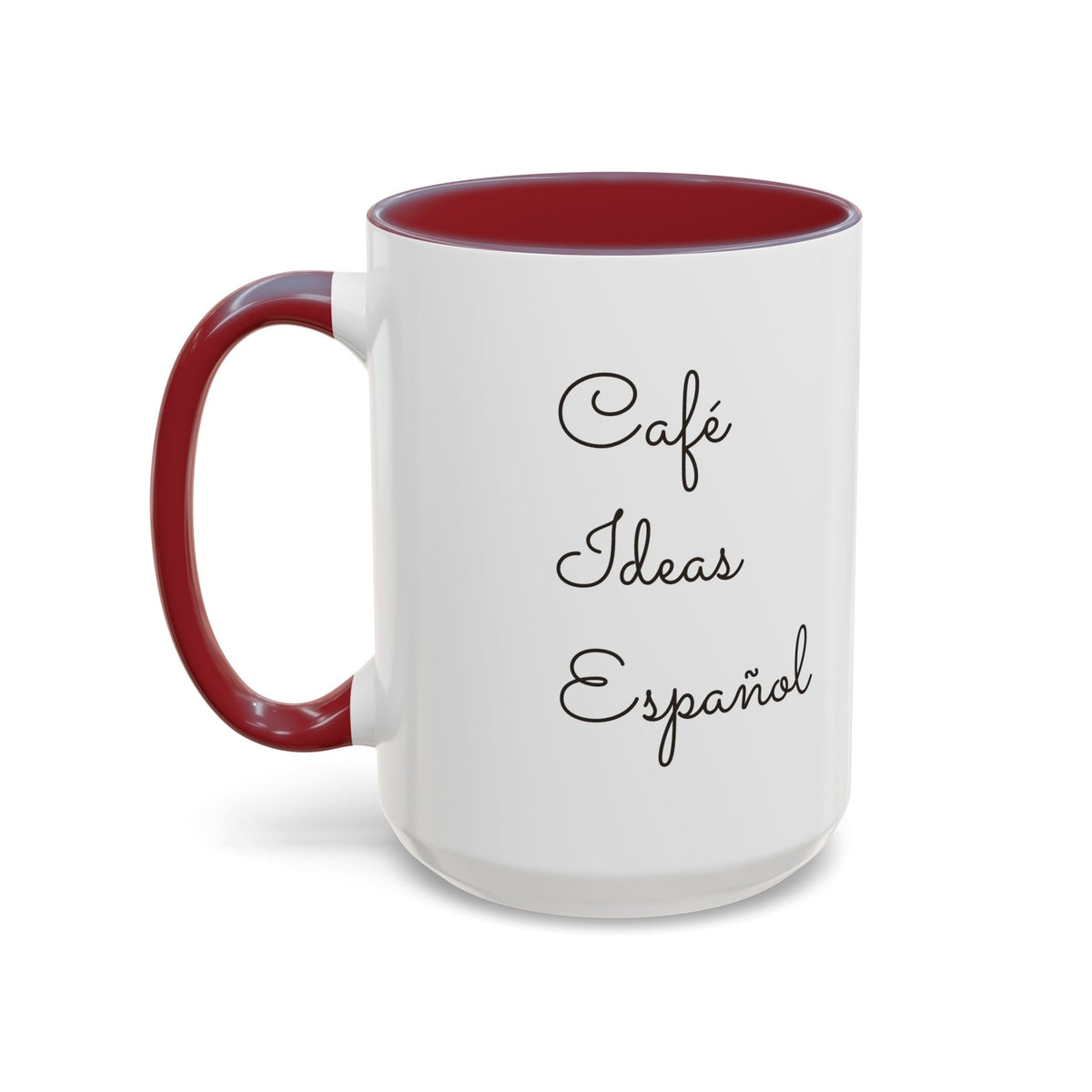 Spanish With Lily Accent Coffee Mug — Language Teacher Gift, Minimalist Logo 11/15oz