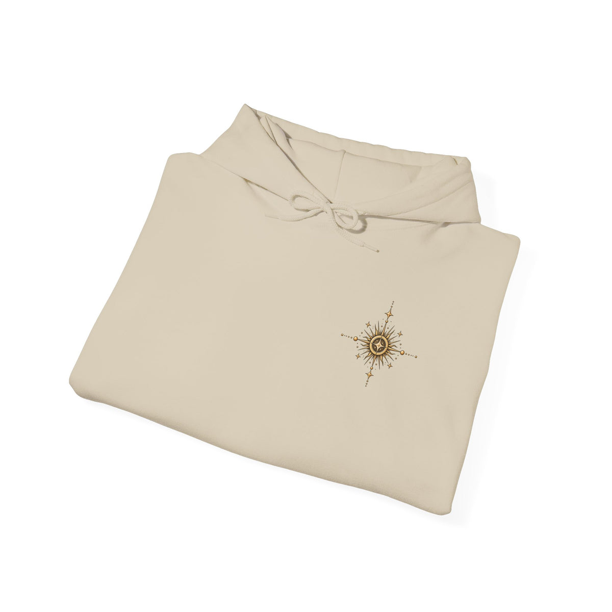 Mystic Sun & Moon Hoodie — Spiritual Eye Graphic Sweatshirt